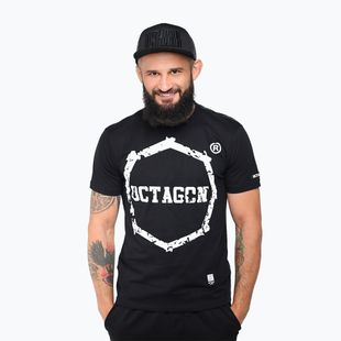Vyriški marškinėliai Octagon Zęby black