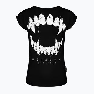 Octagon moteriški marškinėliai Teeth black