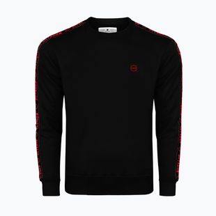 Vyriškas džemperis Octagon Stripe black/red