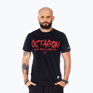 Vyriški marškinėliai Octagon Make Terror Have Fun 2 black/multicolor