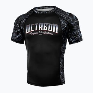 Vyriški marškinėliai Octagon Premium Santa Muerte black/multicolor