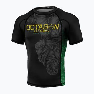 Vyriški marškinėliai Octagon Premium Jiu Jitsu Family black/multicolor
