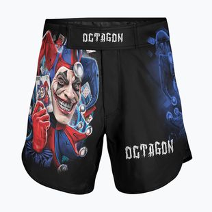 Vyriški treniruočių šortai Octagon Joker MMA black/multicolor