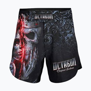 Vyriški treniruočių šortai Octagon Santa Muerte MMA black/multicolor