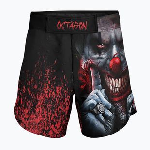 Vyriški treniruočių šortai Octagon Make Terror Have Fun MMA black/multicolor