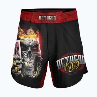 Vyriški treniruočių šortai Octagon King 2 MMA black/multicolor