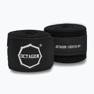 Bokso raiščiai Octagon Fightgear Supreme Printed 300 cm black/white