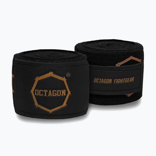 Bokso raiščiai Octagon Fightgear Supreme Printed 300 cm black/gold