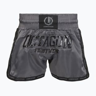 Treniruočių šortai Octagon Kickboxing/Muay Thai Legion Future Premium black/grey