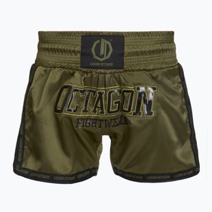 Treniruočių šortai Octagon Kickboxing/Muay Thai Legion Future Premium army green