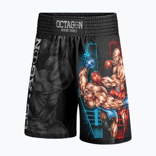 Vyriški bokso šortai Octagon Boxing Family black/multicolor