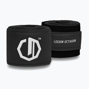 Bokso raiščiai Octagon Legion Supreme 400 cm black/white