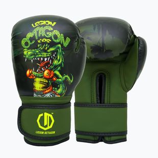 Bokso pirštinės Octagon Legion Crocodile green/multicolour