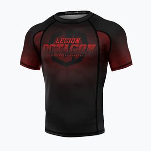 Vyriški marškinėliai Octagon Legion Premium Conquest black/red