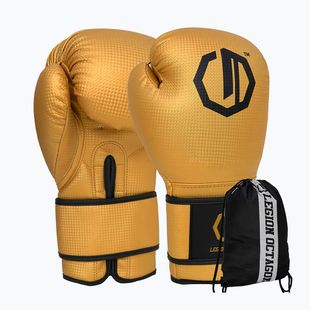 Bokso pirštinės Octagon Legion Kevlar + gold bag