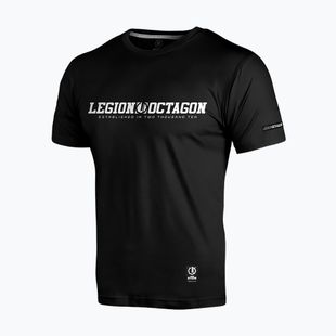 Vyriški marškinėliai Octagon Legion Unique black/white