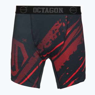 Vyriški treniruočių šortai Octagon Legion Escape black/red