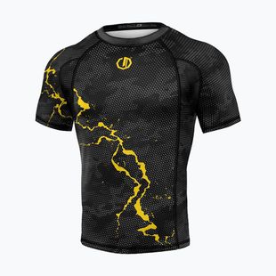 Moteriškas Rashguard Octagon Legion Premium juoda/geltona