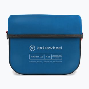 Dviračio vairo krepšys Extrawheel Handy XL 7.5 l blue/black
