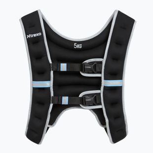 XTREXO 5 kg svorio treniruočių liemenė juoda WV-05