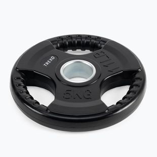 XTREXO juodas gumuotas ketus svoris RW5 5 kg
