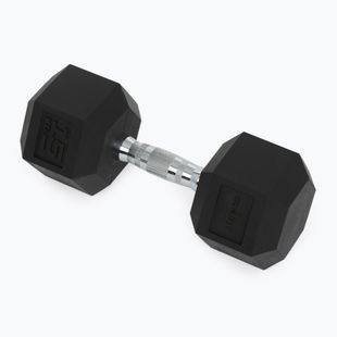 XTREXO Hex HXD150 gumuotas 15 kg hantelis