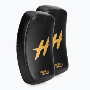 Treniruočių skydas HOOK FIGHTING TX0-B4M0042 tailandietiškas lenktas 2 vnt. Juodas
