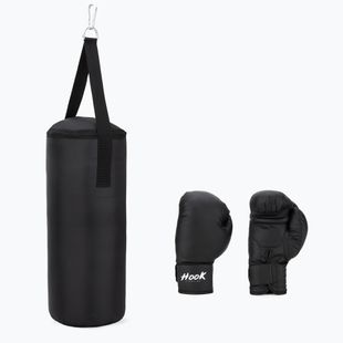 Vaikiškas bokso rinkinys HOOK FIGHTING Pierwszy Trening juodas