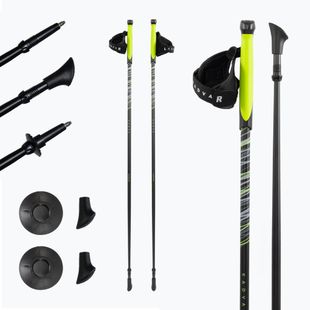 Nordic walking lazdos KADVA Raylan anglies pluošto pilkos spalvos