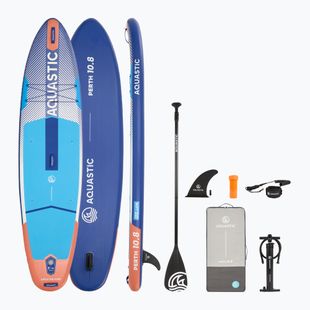 Rinkinys pripučiama lenta SUP AQUASTIC Perth 10'8" all-round blue