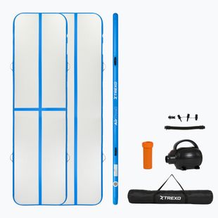 Gimnastikos takas XTREXO 400 x 10 cm baltas