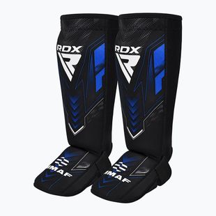 Blauzdų ir pėdų apsaugos RDX IMMAF Approved Neoprene Shin Instep blue