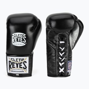 Bokso pirštinės Cleto Reyes Thumb in Cow Leather black/silver