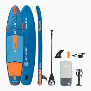 Rinkinys pripučiama lenta SUP AQUASTIC Perth 10'8" all-round blue