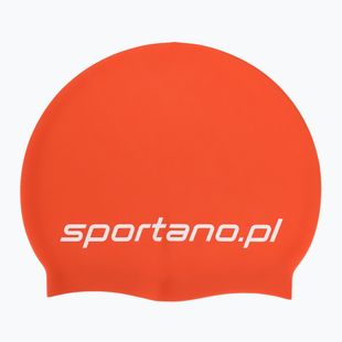 Plaukimo kepuraitė SPORTANO silicone orange