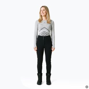 Moteriškos slidinėjimo kelnės KADVA Nora WMNS WP 5K/3K SOFTSHELL juodos spalvos