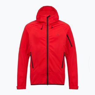 Vyriškas trekingo džemperis KADVA Arix WP 5K/3K softshell hibridas raudonas