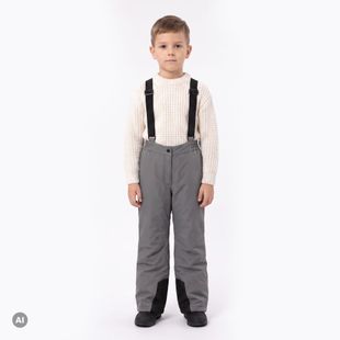 Vaikiškos slidinėjimo kelnės KADVA Moky JR WP 8K/5K sidabrinės