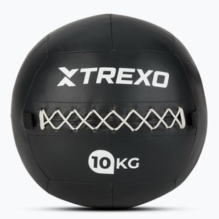 Medicininis kamuolys XTREXO Wall Ball 12 kg juodas