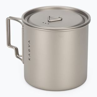 Turistinis puodelis KADVA titanium ultralight gray