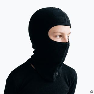 Vaikiška balaklava Woolcano BAL1116 Black