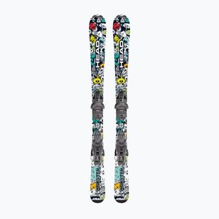 Vaikiškos kalnų slidės + apkaustai HEAD Monster Easy JRS+Jrs 4.5 GW CA white/black