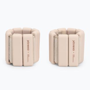 Sunkūs diržai kulkšnių ir riešų žastams XTREXO x Anna Lewandowska Bangles 205 Beige