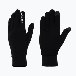 Pirštinės Woolcano GLV1106 Czarny
