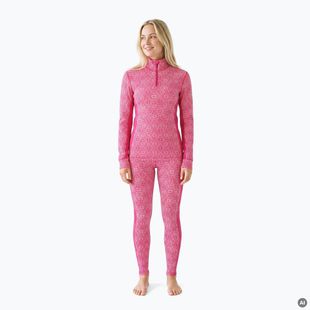 Moteriškas termo apatinio trikotažo komplektas Woolcano SET1121 Pink