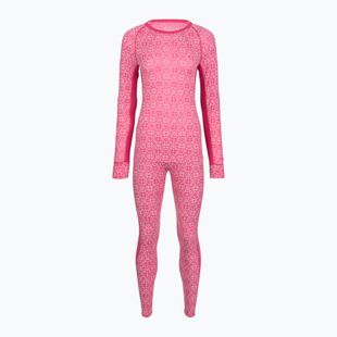 Moteriškas termo apatinio trikotažo komplektas Woolcano SET1109 Pink