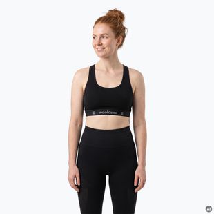 Liemenėlė Woolcano BRA1111 Czarny