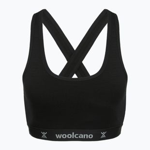 Liemenėlė Woolcano BRA1111 Czarny