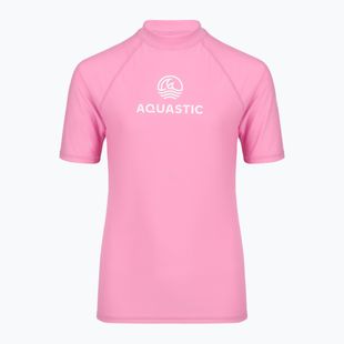 Vaikiški marškinėliai AQUASTIC Rimos UV 50+ UPF pink