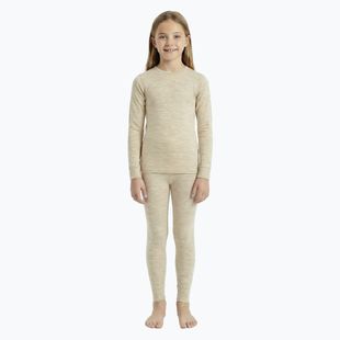 Vaikiškas termoaktyvus apatinių rinkinys WOOLCANO Merino SET0683 beige